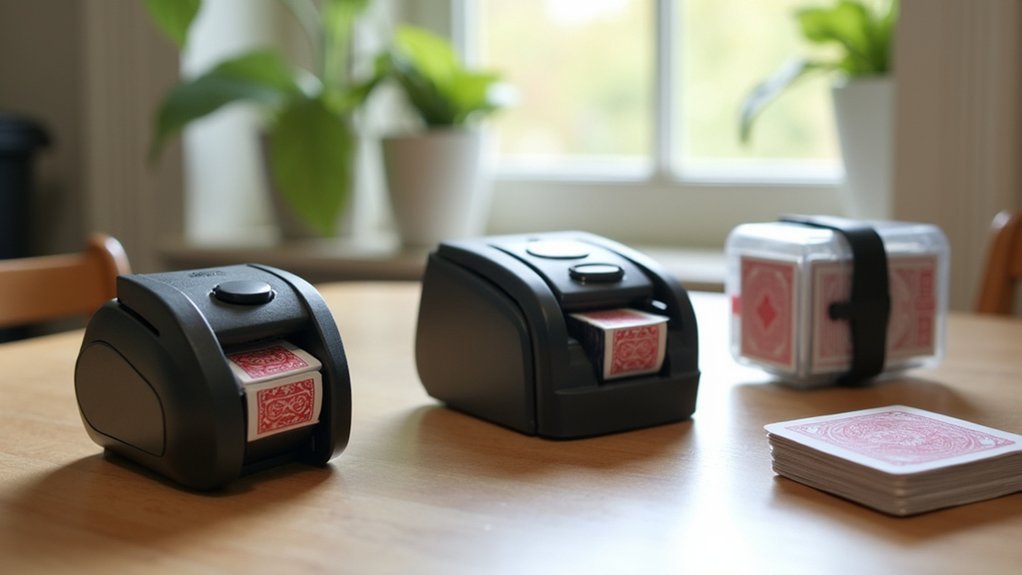 adaptive card shufflers and holders