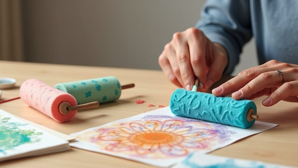 adaptive pattern foam rollers