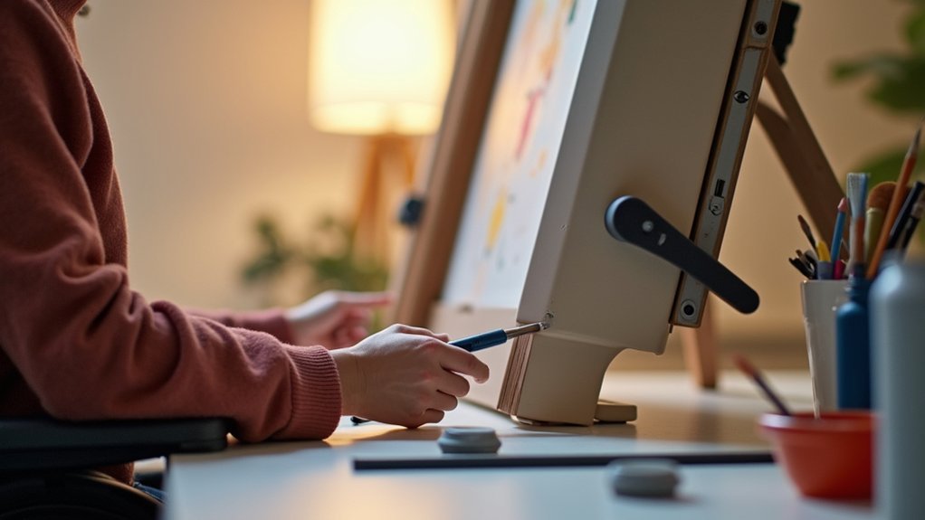 adjustable painting easel stand