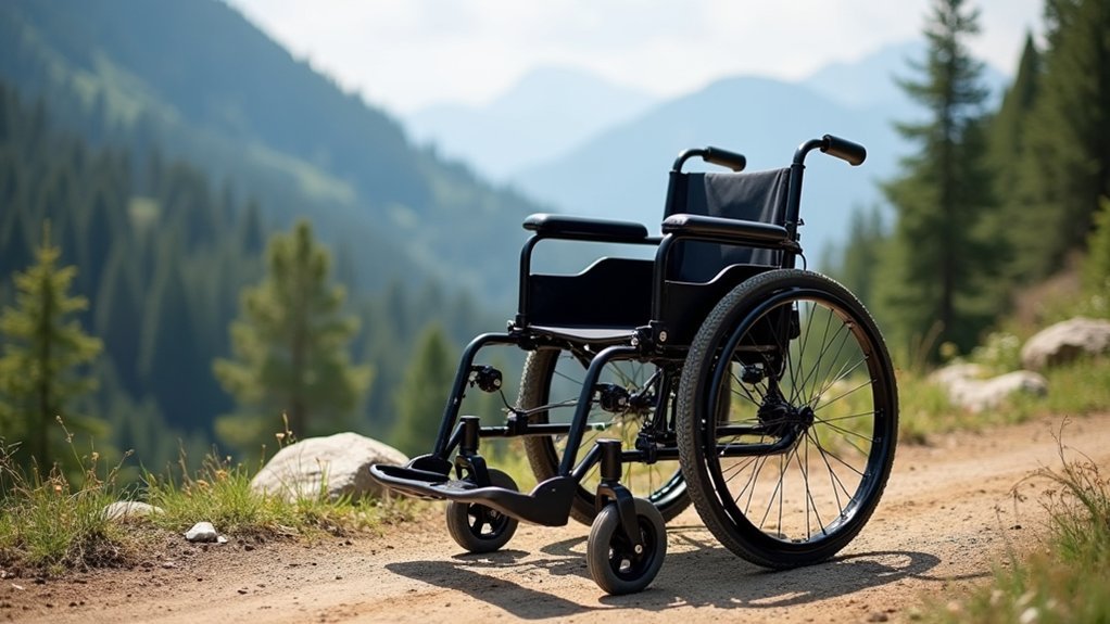 ergonomic lightweight transport wheelchair