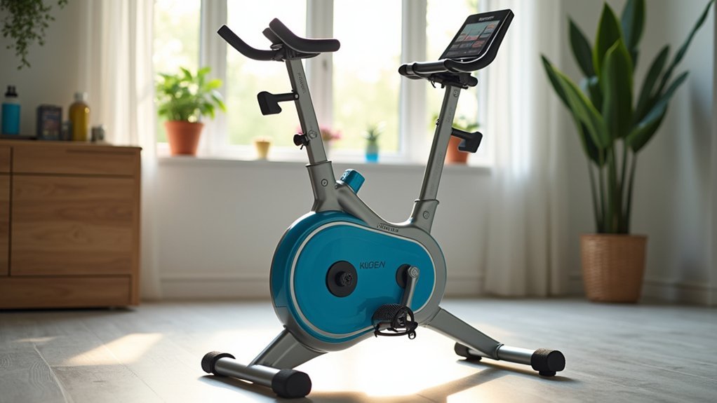 folding exercise bike trainer