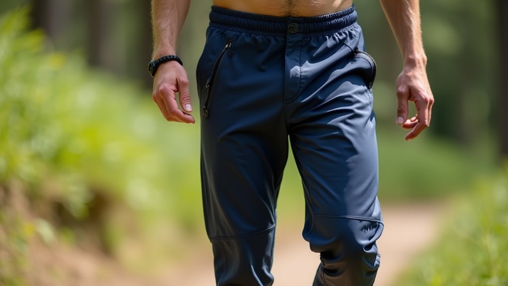 full zipper leg pants