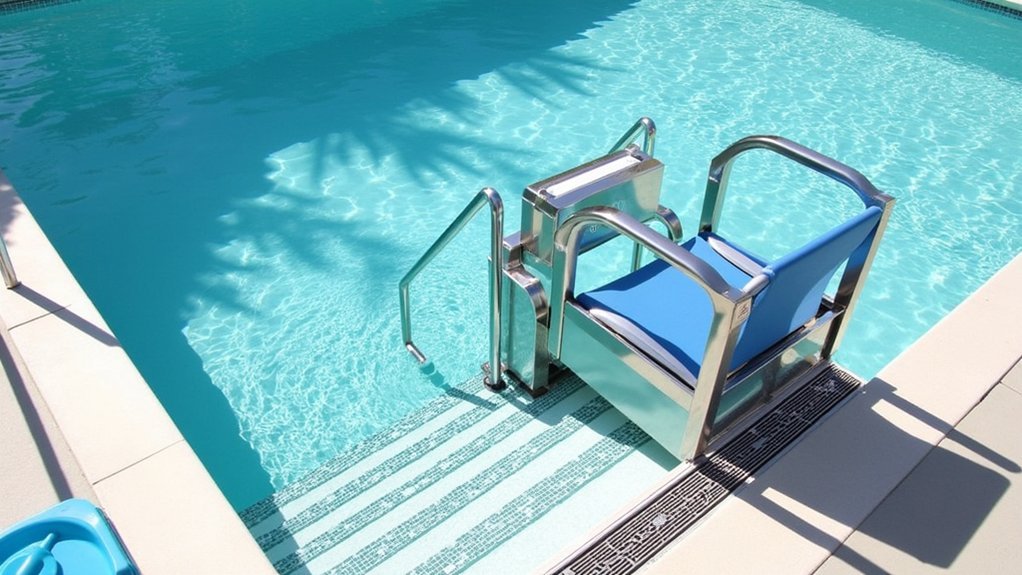 mobility device water transition
