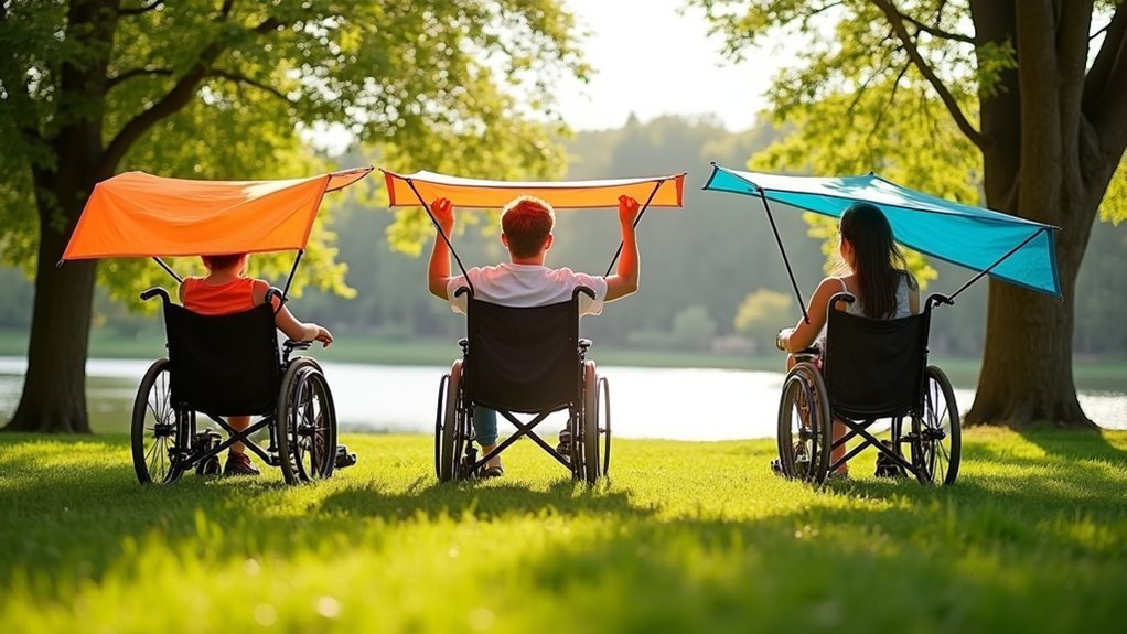 reliable wheelchair sun shades