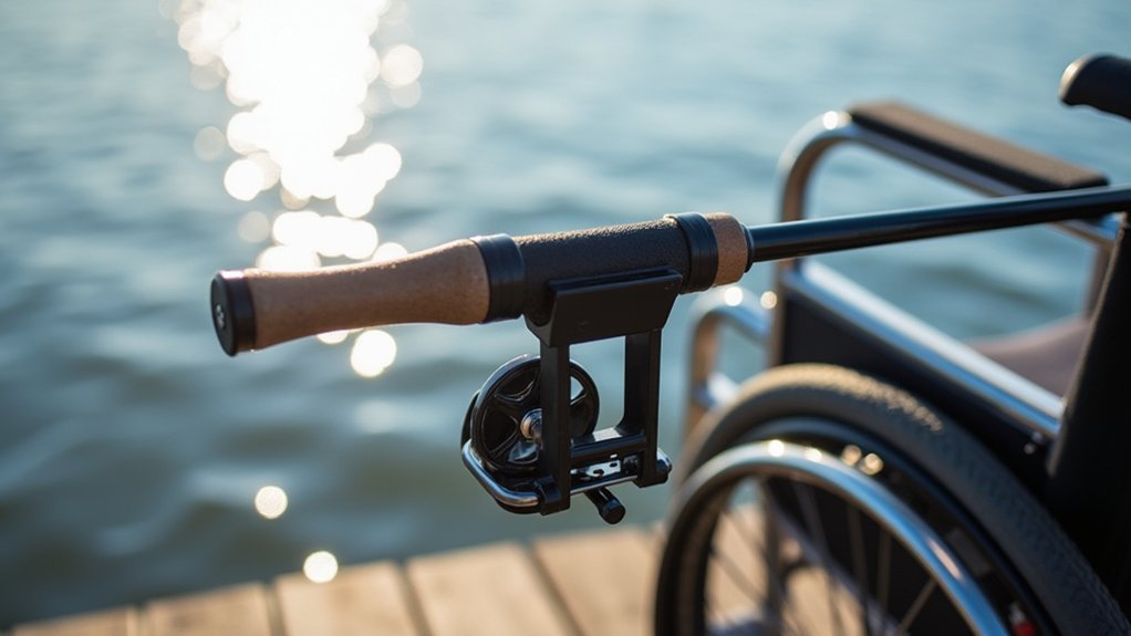 rotating adjustable fishing holder