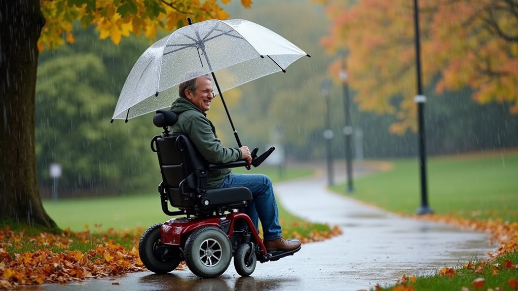 scooter weather protection canopy