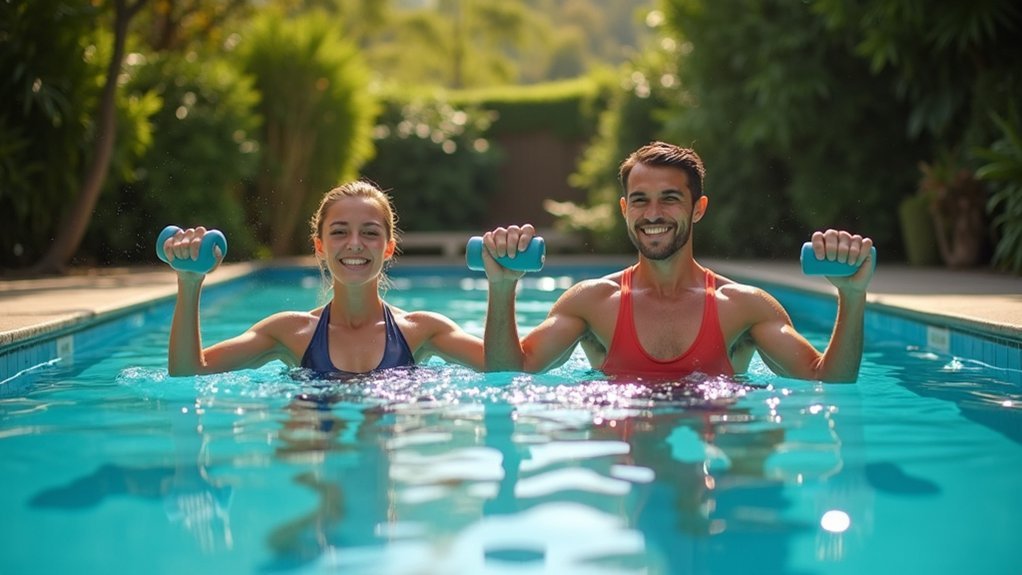strength training with water