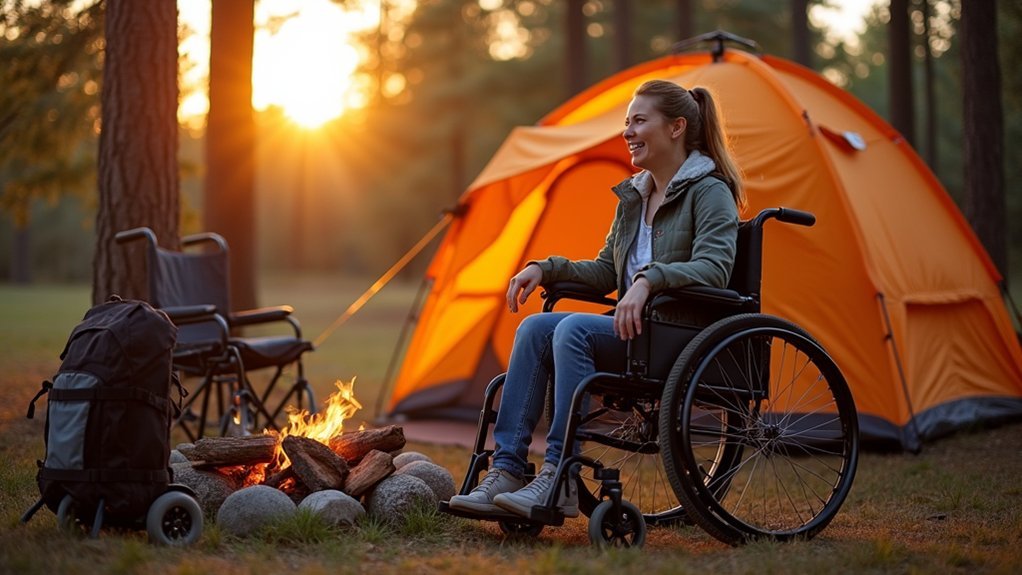 wheelchair accessible camping equipment