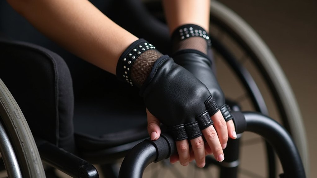women s leather wheelchair gloves