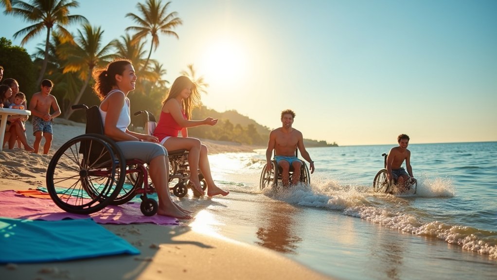 accessible beach activities available