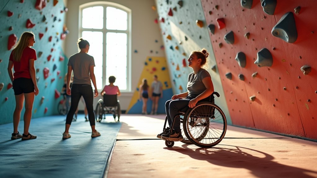 accessible climbing gym facilities
