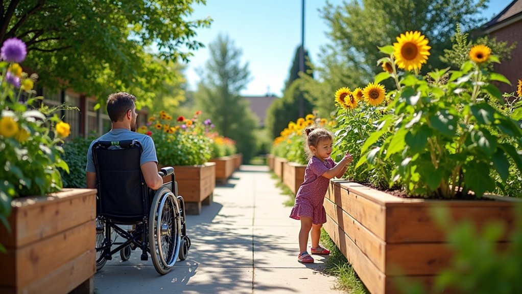 accessible elevated gardening spaces