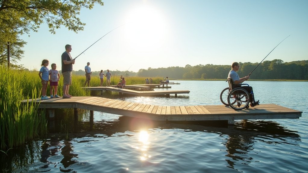accessible fishing piers network