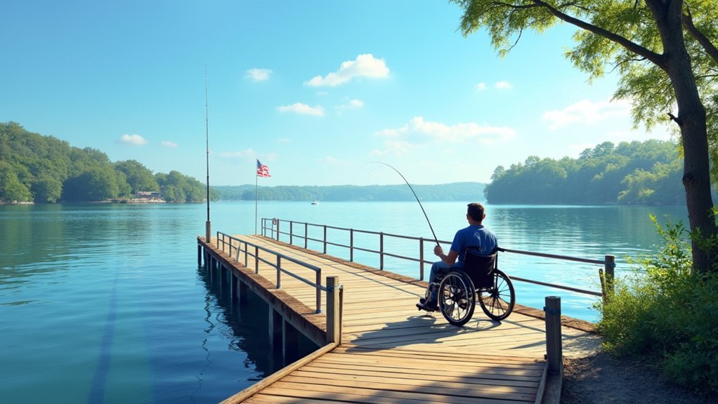 accessible fishing platform features
