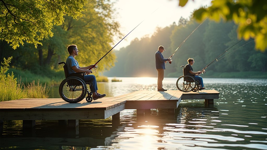 accessible fishing spot maps