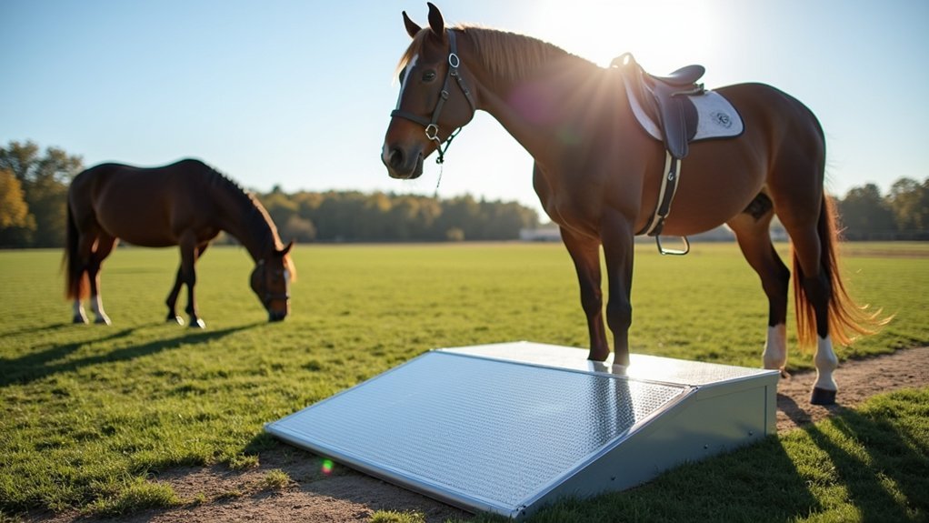 accessible horse mounting system