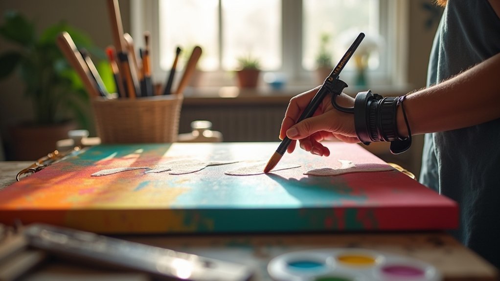 accessible palm painting techniques