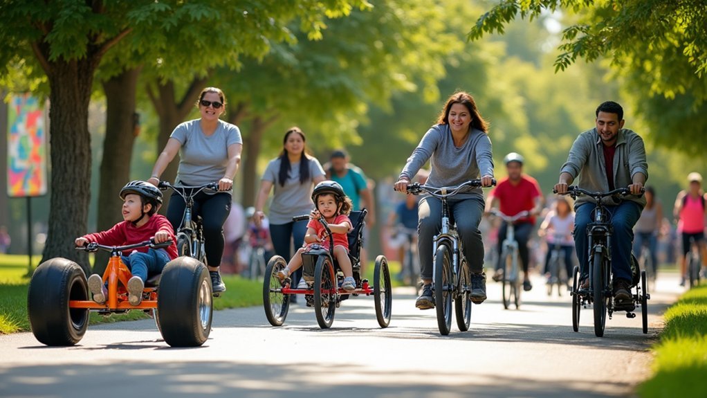 adaptive cycling community support