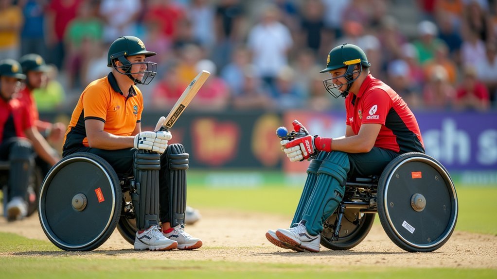 adaptive seated cricket techniques