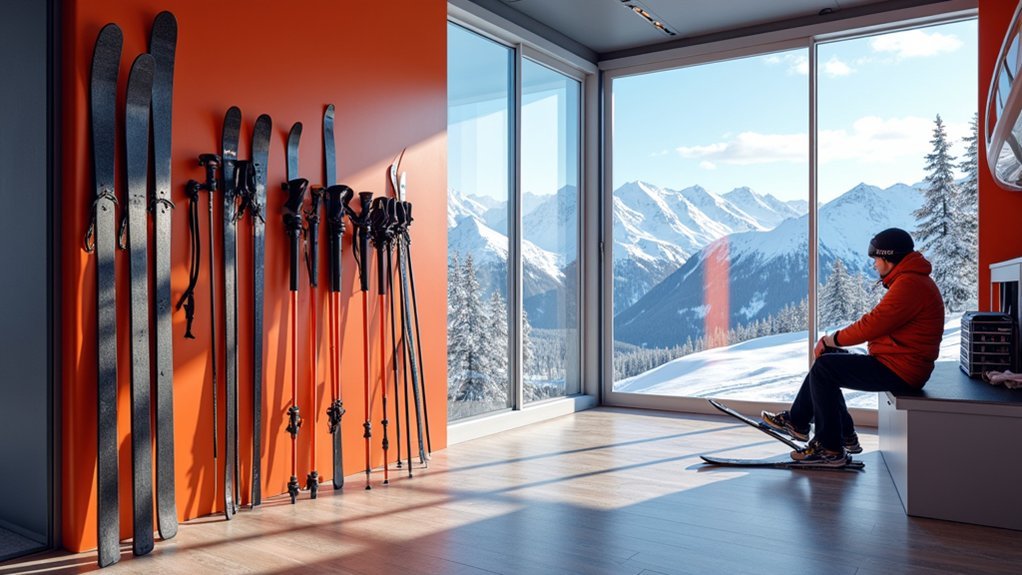 adaptive skiing pole options