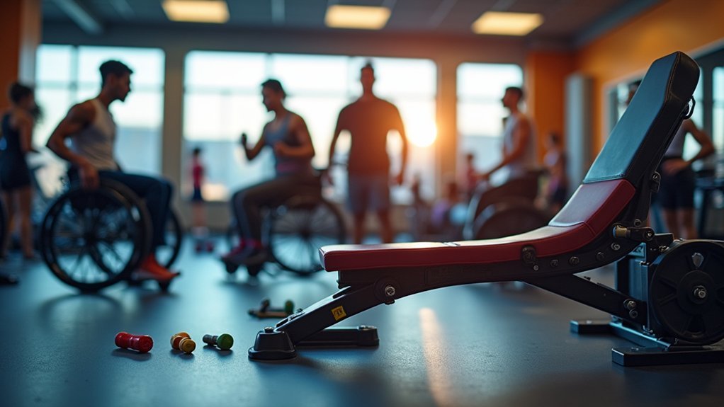 adaptive strength training stations