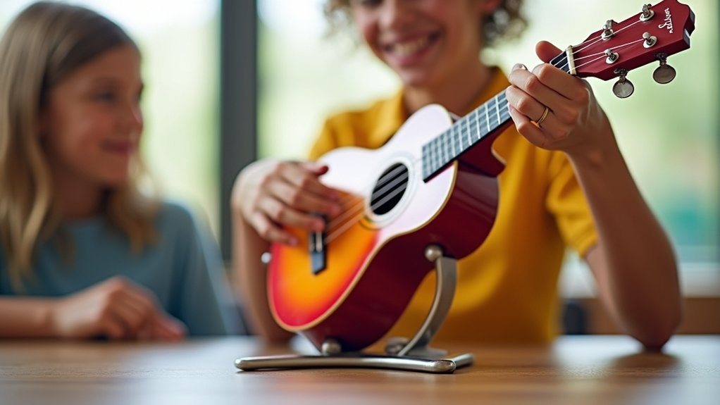 adaptive ukulele support systems