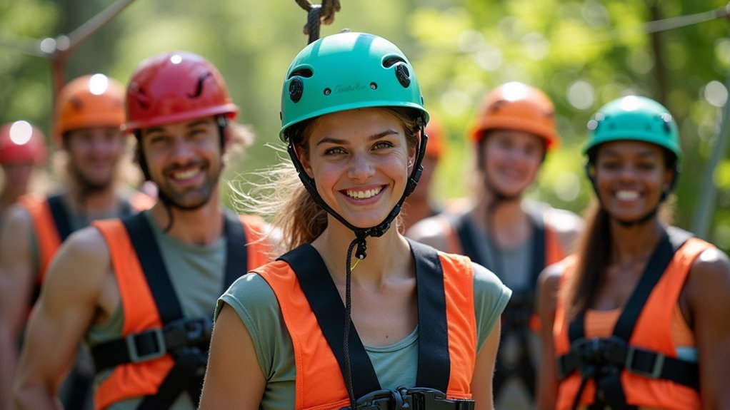 adjustable zip line braking systems