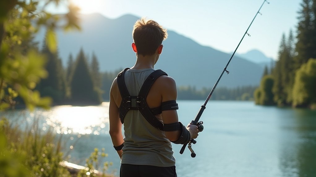 arm support harness setup