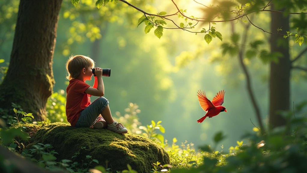calming wildlife observation experience