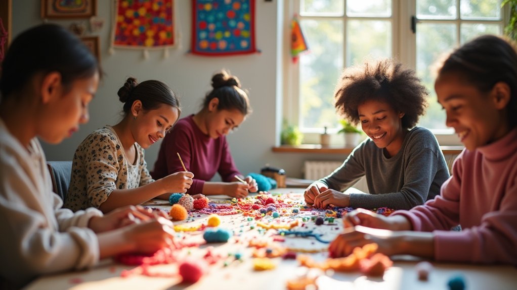 collaborative crafting fosters connections