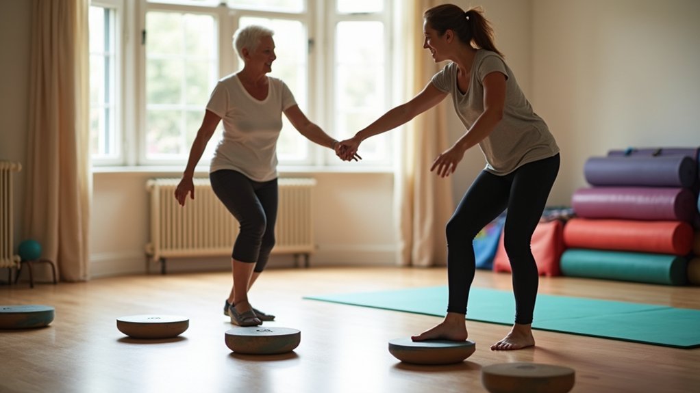 confidence through balance progression