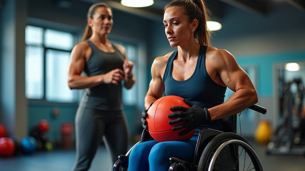 core strength for wheelchair stability