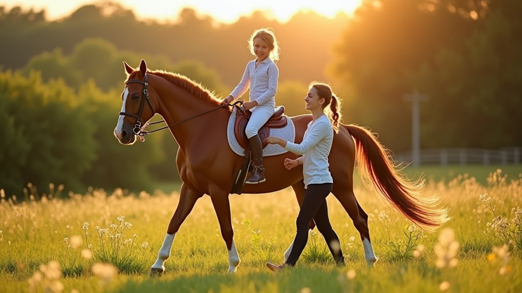 core strength through horseback riding