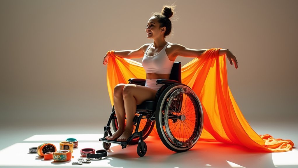 customized wheelchair dance gear