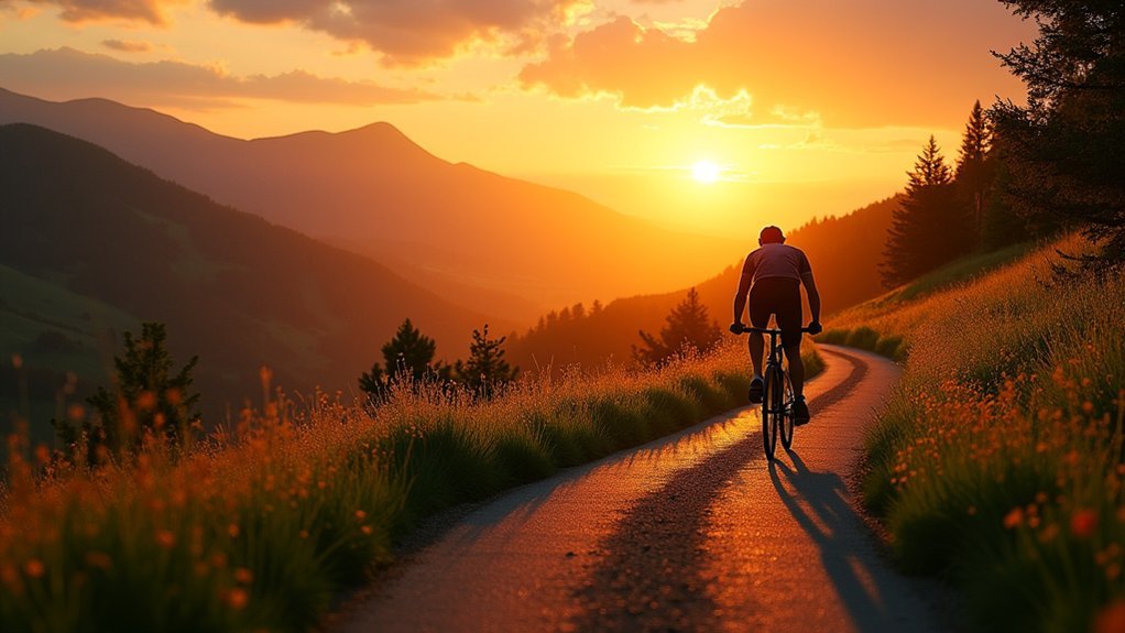cycling promotes mental calmness