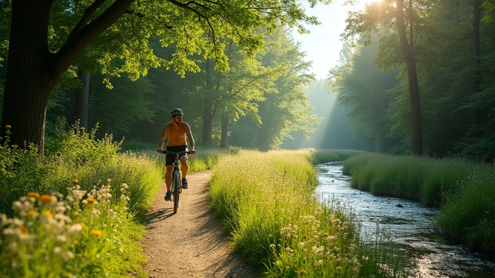 cycling promotes mental wellness