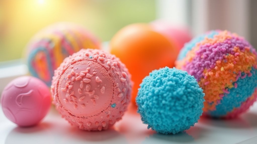 diy textured stress balls