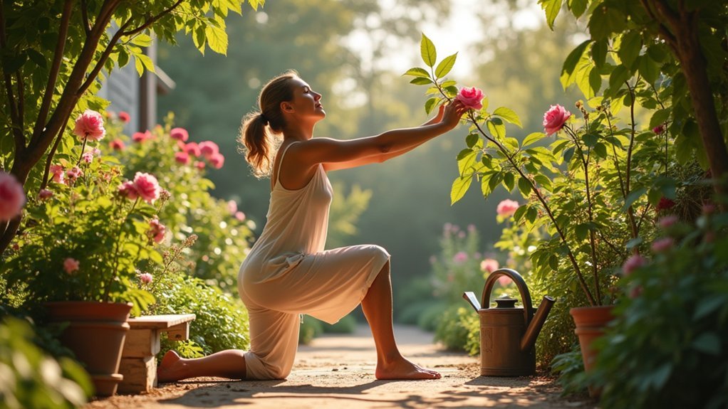 garden stretching for arthritis