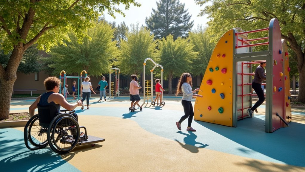 inclusive accessible fitness equipment