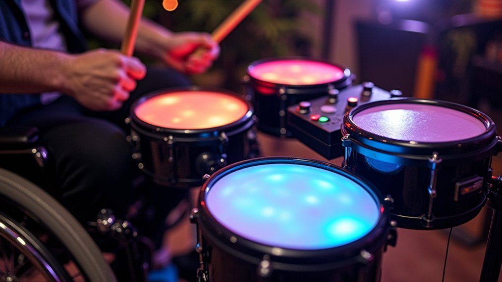 inclusive switch activated percussion systems