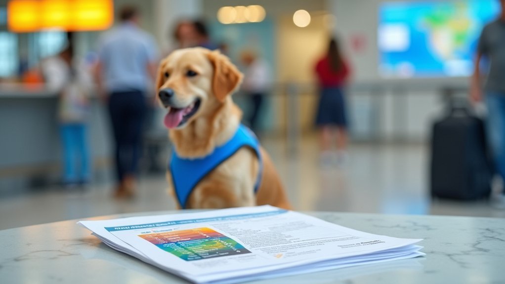 international service dog travel documentation