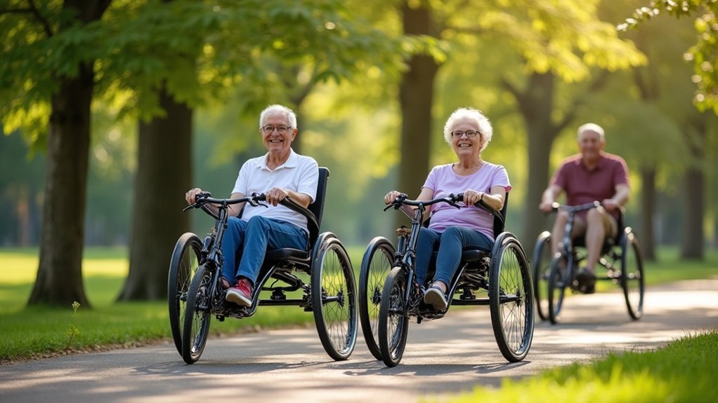 joint friendly recumbent trikes