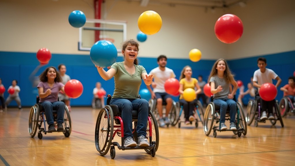 lightweight brightly colored dodgeballs