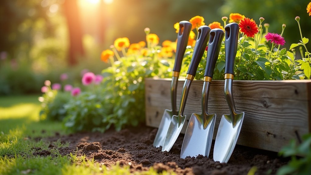 long handled gardening tools