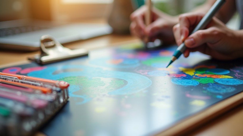 magnetic boards enhance drawing