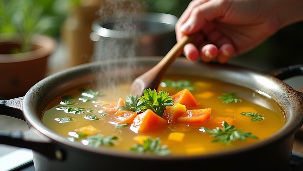 mindful cooking for grounding
