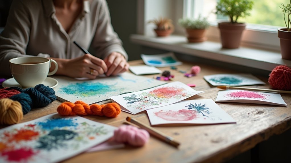 mindful crafting reduces anxiety