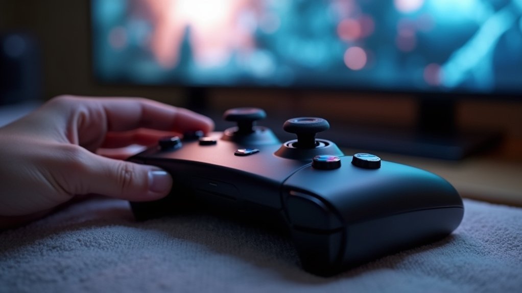 minimal movement gaming controller