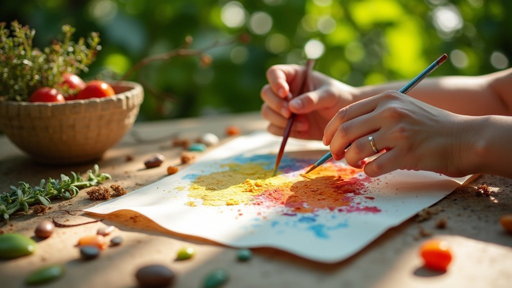 nature inspired sensory crafting activities