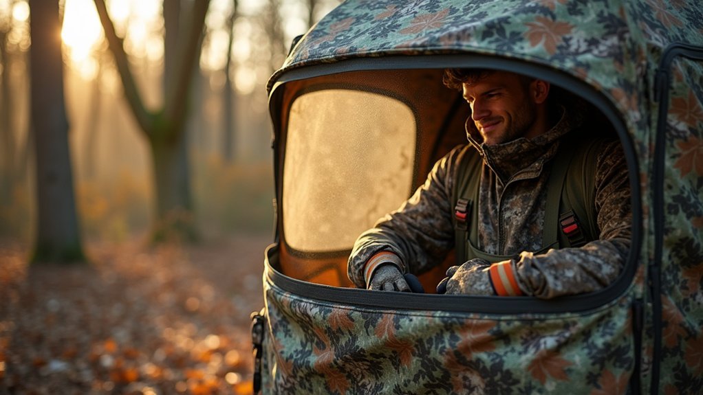 one way concealment hunting blinds